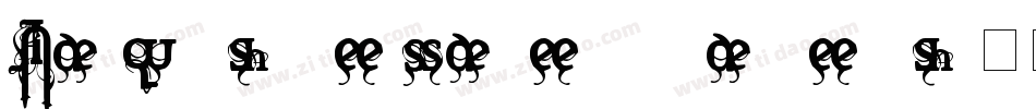 Marquis De Sade Ornaments字体转换